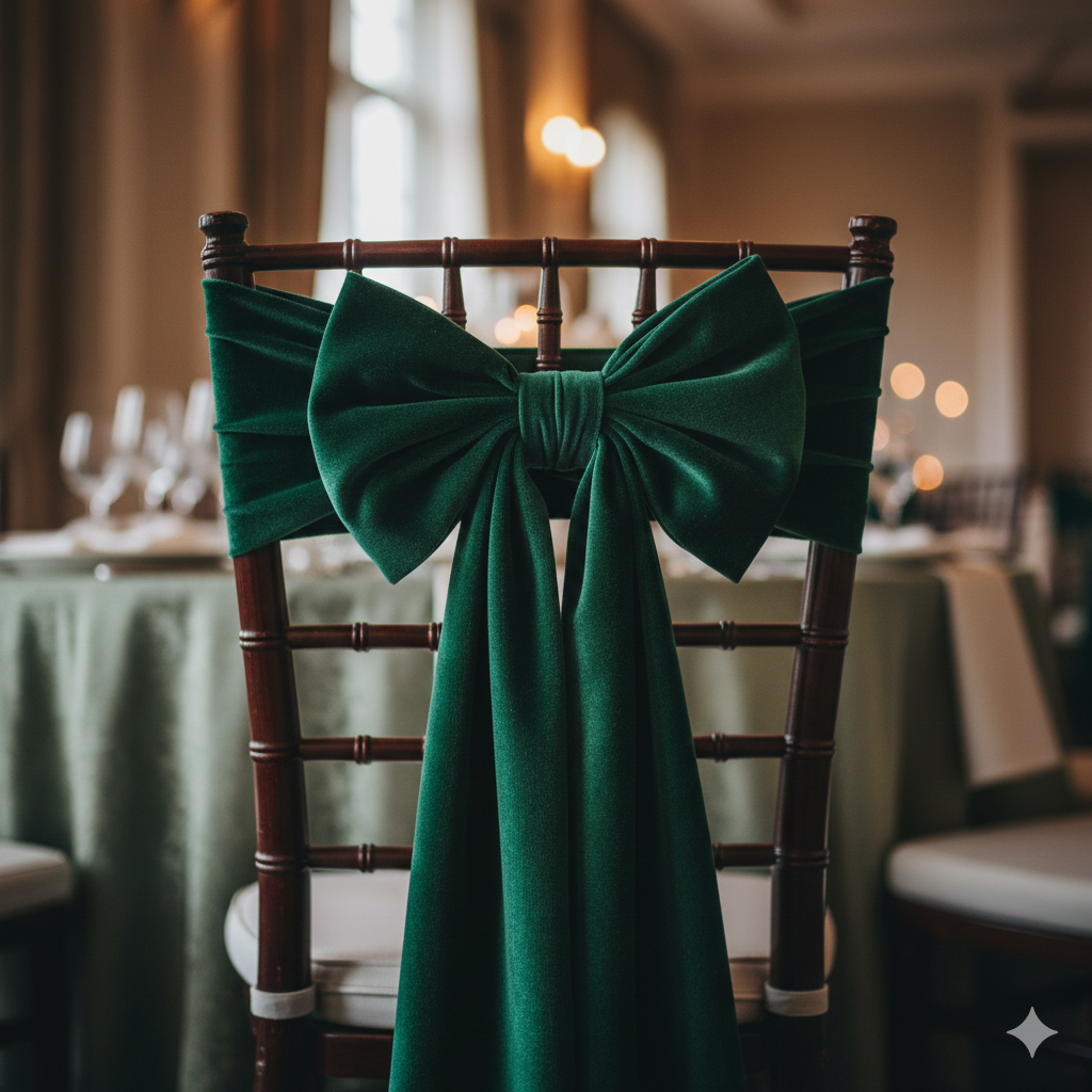 Emerald Velvet Sashes