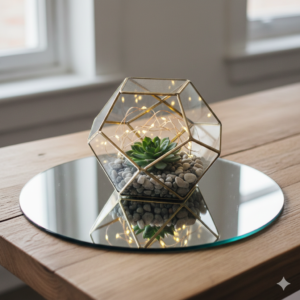 Geometric Gold Terrarium